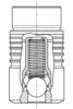 BR 8.0MM REVERSE UNSCREENED Technical Drawing