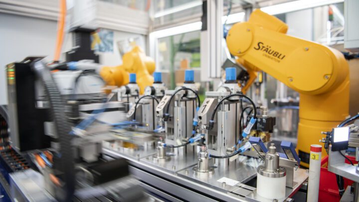 Automated manufacturing equipment in the Koenig facilities